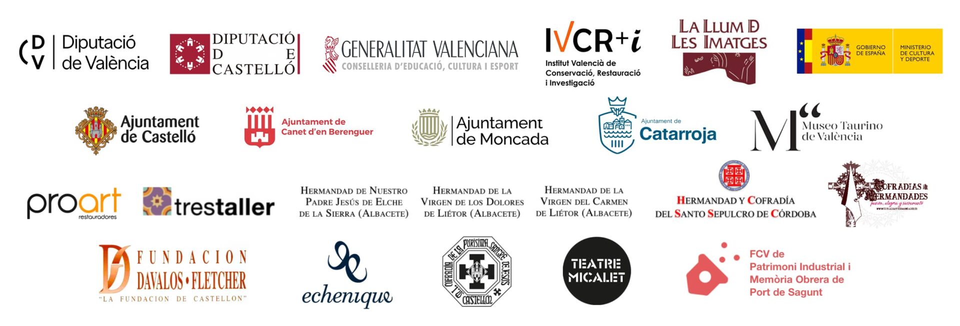 Logos entidades Alitea Restauración